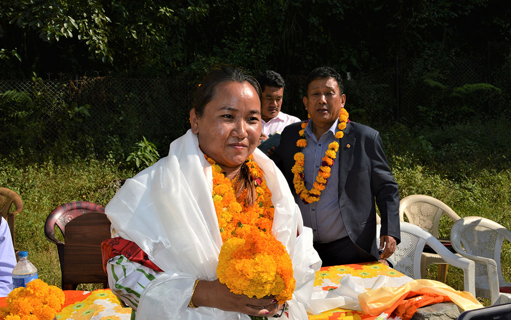 गौरीशंकरमा माओवादी उम्मेदवारलाई पछि पार्दै उमा शेर्पाको अग्रता